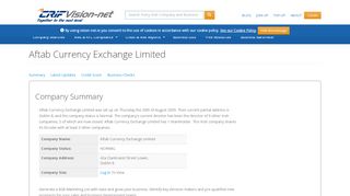 
                            8. Aftab Currency Exchange Limited - Irish Company …