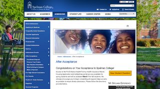 
                            4. After Acceptance | Spelman College