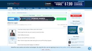 
                            7. Afternic Login - NamePros