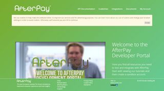 
                            9. AfterPay Developer Portal | AfterPay