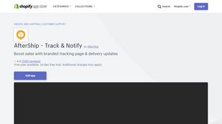 
                            4. AfterShip ‑ Track & Notify – Ecommerce Plugins for Online ...