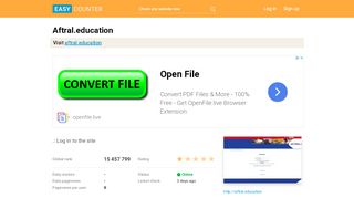 
                            1. Aftral.education: .: Log in to the site - Easy Counter