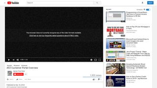 
                            2. AFZ Customer Portal Overview - YouTube