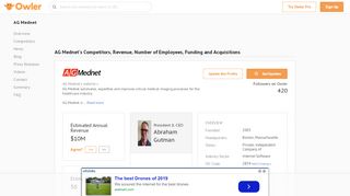 
                            8. AG Mednet Competitors, Revenue and Employees - Owler Company ...