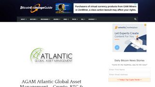 
                            7. AGAM Atlantic Global Asset Management - Bitcoin Exchange Guide