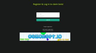 
                            3. AgarVIPbots - Log in