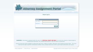 
                            5. Agave Attorney Assignment Portal