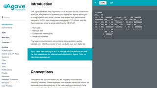 
                            8. Agave Platform Developer Documentation