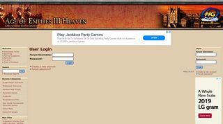 
                            9. Age of Empires 3 Heaven :: User Login