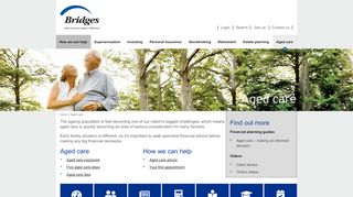 
                            7. Aged care - Bridges