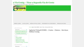 
                            5. Agência Virtual CEMIG - Conta - Fatura - Serviços Online ...