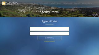 
                            1. Agency Portal - Altavista Property