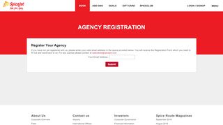 
                            7. Agency Registration - spicejet.com