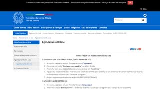 
                            9. Agendamento OnLine - consriodejaneiro.esteri.it