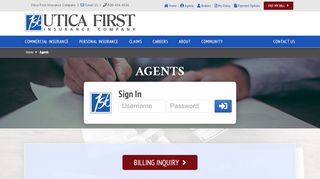 
                            1. Agent Access | Utica First Insurance Company