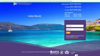 
                            8. Agent Login | JTA Travel