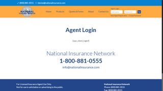 
                            2. Agent Login – National Insurance