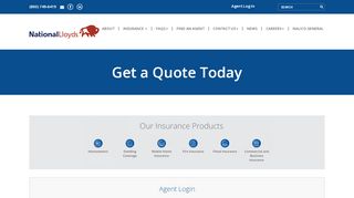 
                            8. Agent Login - National Lloyds Insurance