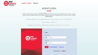 
                            9. Agent Login | RedCargo