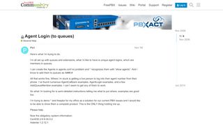 
                            6. Agent Login (to queues) - FreePBX Community …