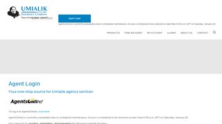 
                            5. Agent Login - Umialik Insurance Company