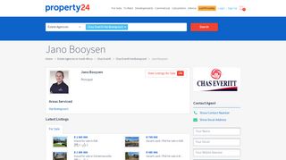 
                            8. Agent profile for Jano Booysen - property24.com