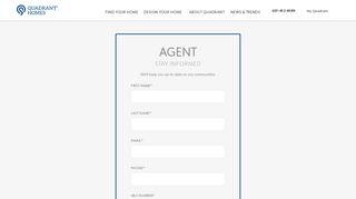 
                            5. Agent Registration - Quadrant Homes