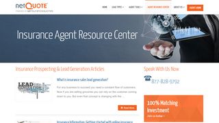 
                            3. Agent Resource Center - NetQuote Insurance Agents