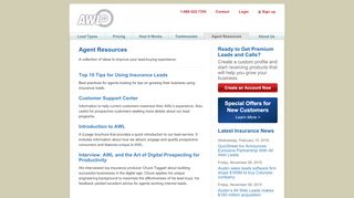 
                            1. Agent Resources | AllWebLeads.com