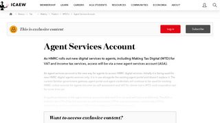 
                            7. Agent Services Account | Making Tax Digital | ICAEW