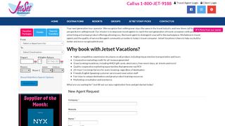 
                            7. Agent Signup – Jetset Vacations