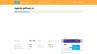 
                            7. Agentia.gdfsuez.ro: Agenţia online - Easy Counter