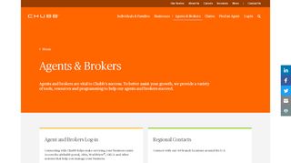 
                            2. Agents and Brokers - Chubb