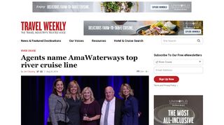 
                            9. Agents name AmaWaterways top river cruise line: Travel Weekly