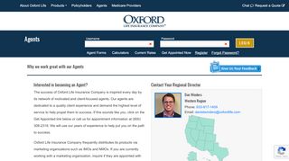 
                            4. Agents - Oxford Life Insurance Company