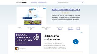 
                            6. Agents.easemytrip.com website. EaseMyTrip: B2B …
