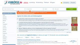 
                            5. Agentur für Arbeit Jobs, Stellenangebote & Gehalt ...