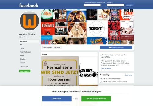 
                            2. Agentur Wanted - Startseite | Facebook