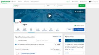 
                            7. Agero Roadside assistance Jobs | Glassdoor