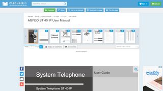 
                            9. AGFEO ST 40 IP USER MANUAL Pdf Download.