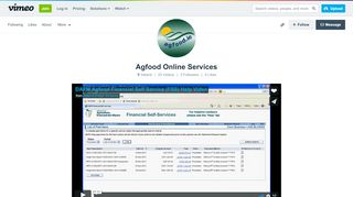 
                            6. Agfood Online Services on Vimeo