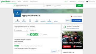 
                            4. Aggregate Industries US Employee Benefits and Perks | Glassdoor