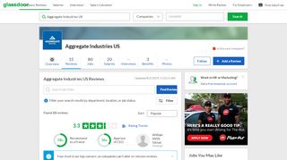 
                            5. Aggregate Industries US Reviews | Glassdoor