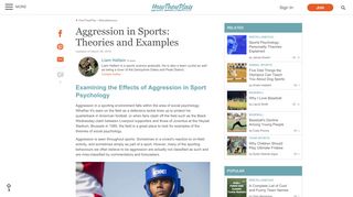 
                            6. Aggression in Sports: Theories and Examples | HowTheyPlay