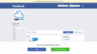 
                            7. Agile CRM - Home | Facebook
