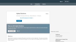 
                            4. Agilea Solutions | LinkedIn