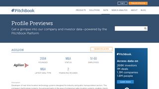 
                            7. Agilion Company Profile: Acquisition & Investors | …