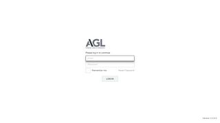 
                            6. AGL Web Portal: Login