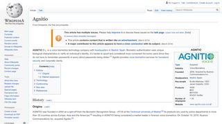 
                            8. Agnitio - Wikipedia