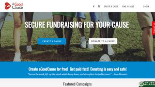 
                            9. aGoodCause.com | FREE, SECURE, & EASY Online Fundraising
